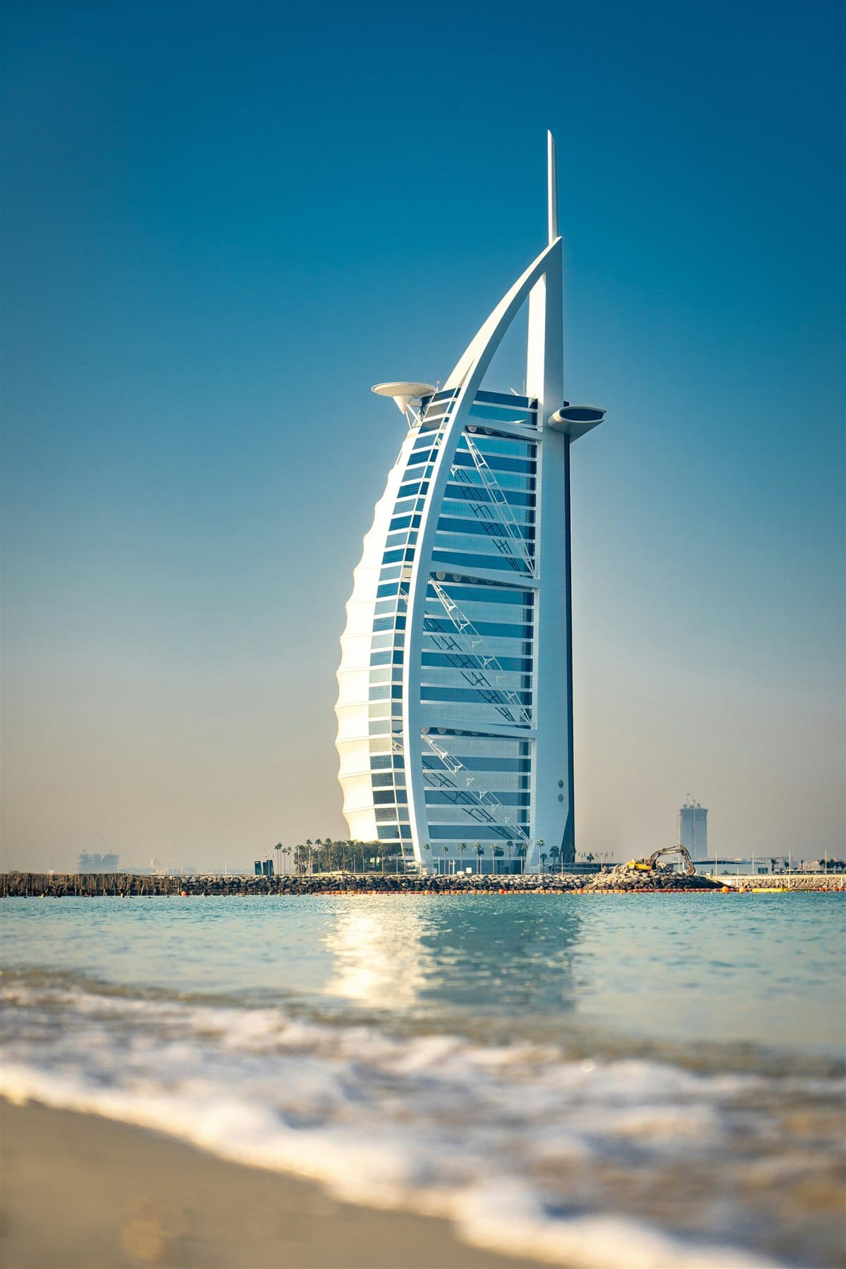 Burj Al Arab face au golfe Arabique à Dubaï